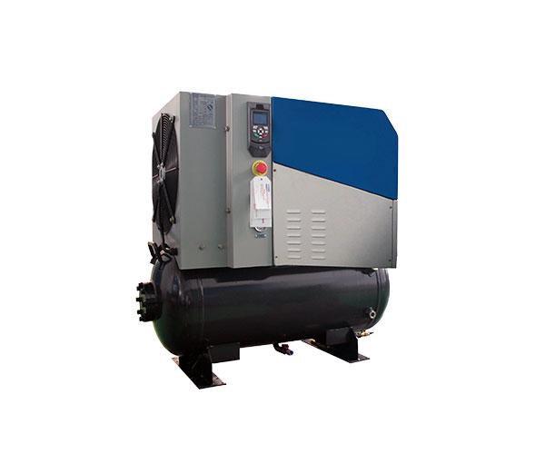 Permanent Magnet Screw Air Compressor with Tank